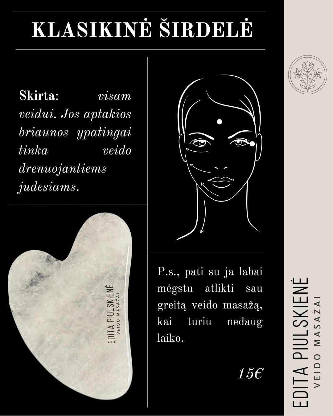 KLASIKINĖ ŠIRDELĖS FORMA